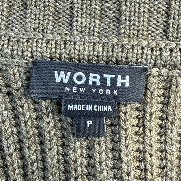 Worth New York Belted Cardigan Sweater - size P - Picture 4 of 4